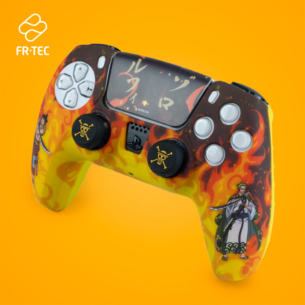 Blade One Piece Silicone Skin + Grips + Sticker for PS5 Controller(OPPS5CKFIR) - 3