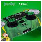 Blade Rick and Morty Hard Case + Grips + Sticker for PS5 Controller(RM0001) - 7
