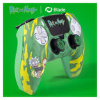 Blade Rick and Morty Hard Case + Grips + Sticker for PS5 Controller(RM0001) - 8
