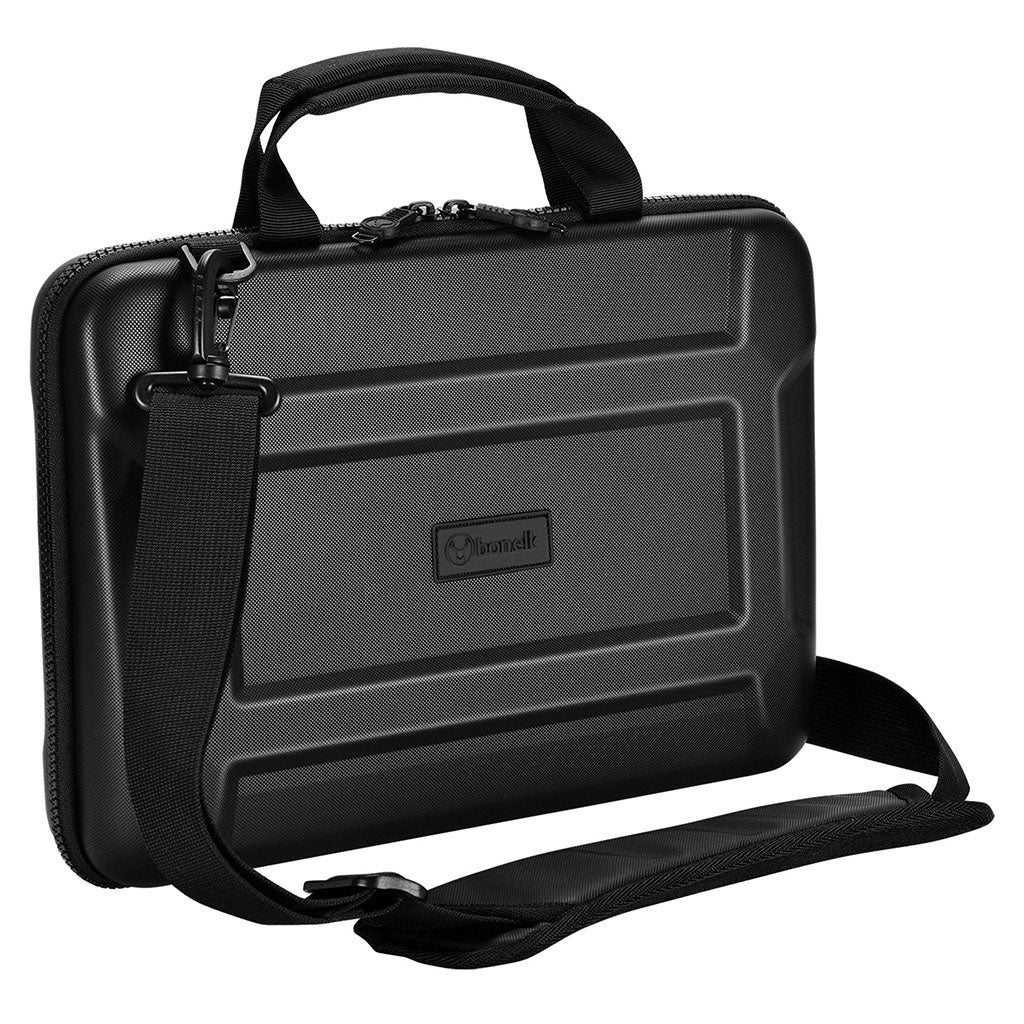 Bonelk 13"-14" Long-Life Laptop Attache Case - Black(ELK-90026-R) - 1