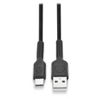 Bonelk 2m Long-Life Easy-Grip USB-A to USB-C Cable - Black(ELK-05037-R) - 2