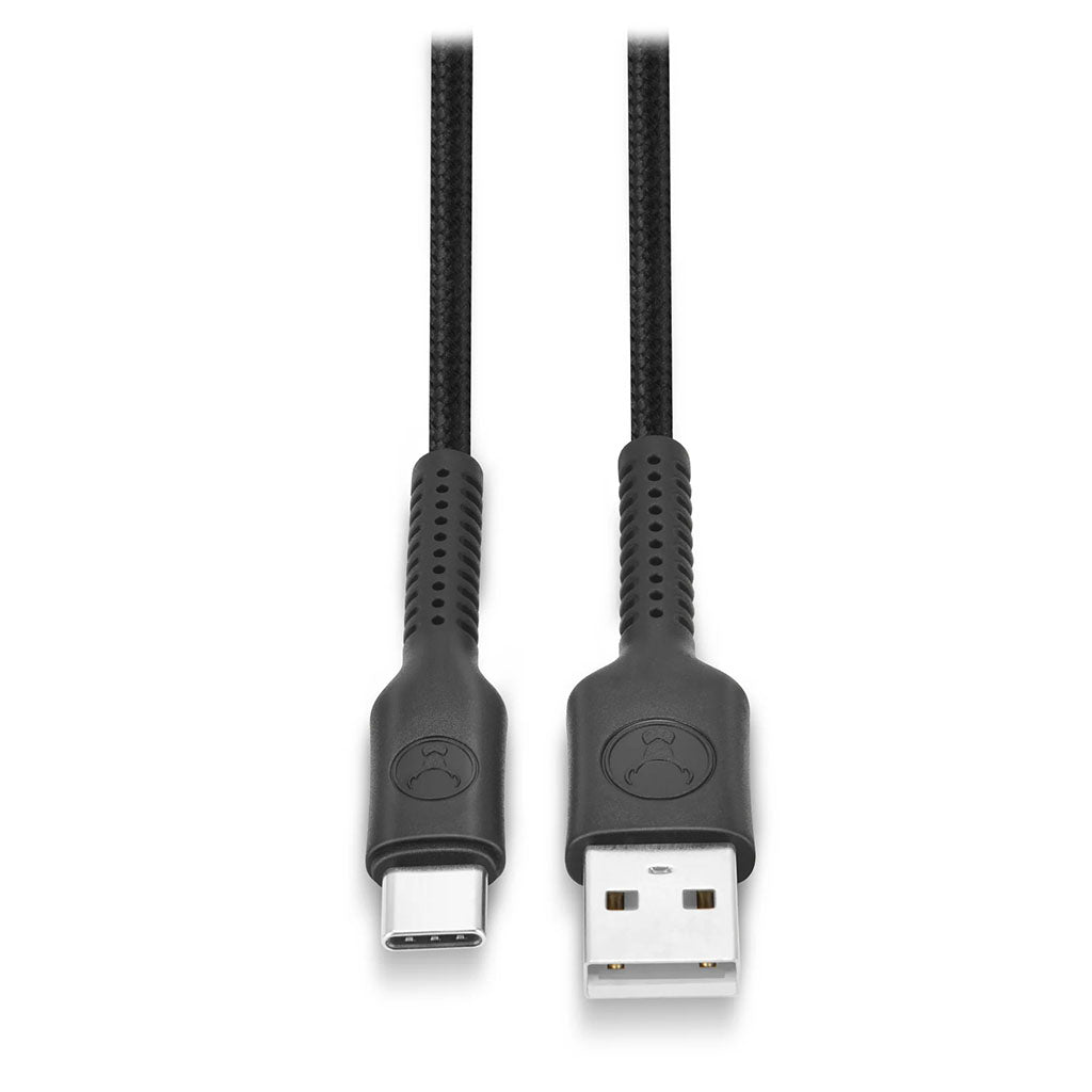 Bonelk 2m Long-Life Easy-Grip USB-A to USB-C Cable - Black(ELK-05037-R) - 2