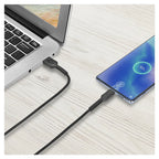 Bonelk 2m Long-Life Easy-Grip USB-A to USB-C Cable - Black(ELK-05037-R) - 6