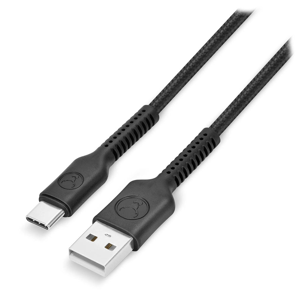 Bonelk 2m Long-Life Easy-Grip USB-A to USB-C Cable - Black(ELK-05037-R) - 3