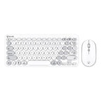 Bonelk KM-383 Wireless Compact Keyboard and Mouse Combo - White(ELK-61020-R) - 1