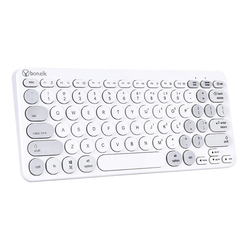 Bonelk KM-383 Wireless Compact Keyboard and Mouse Combo - White(ELK-61020-R) - 3
