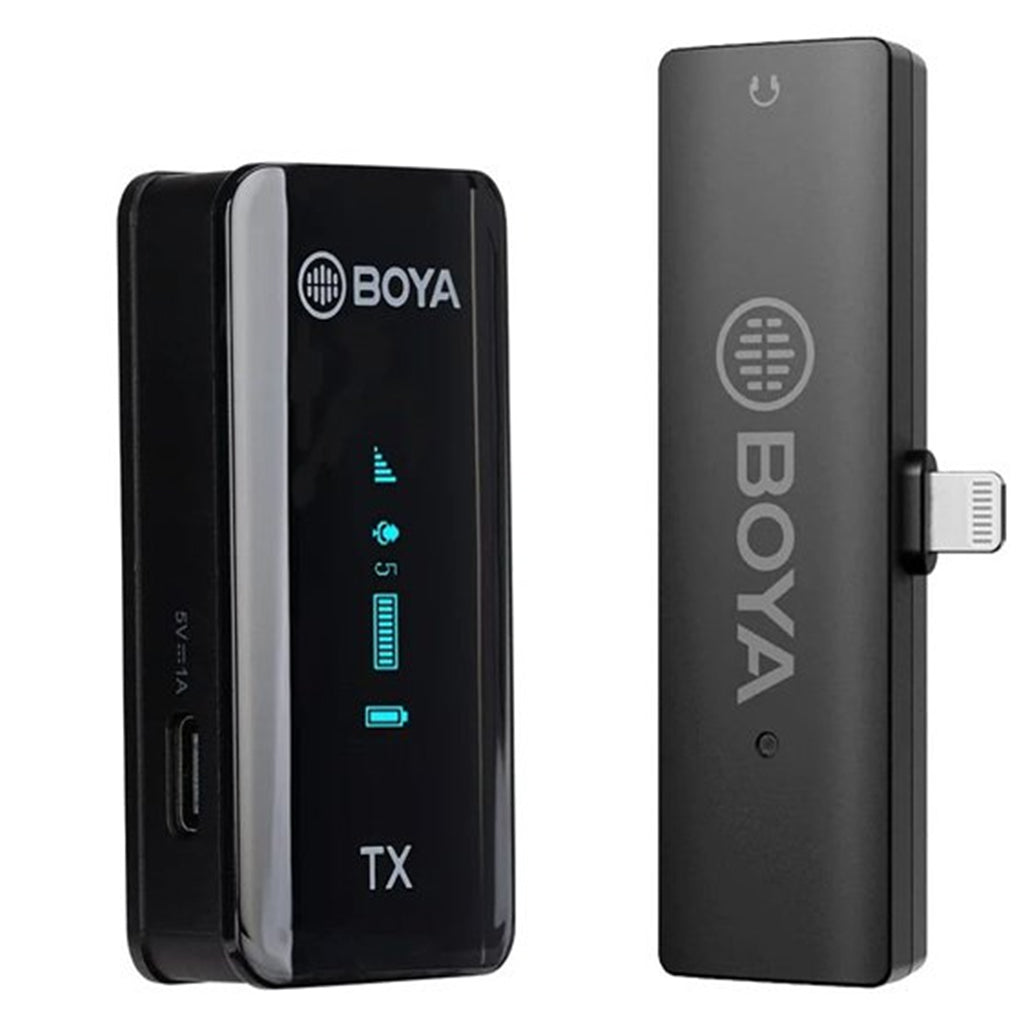 Boya BY-XM6-S3 Wireless Lavalier Microphone for iPhone/iPad(BY-XM6-S3) - 1