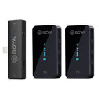 Boya BY-XM6-S4 Dual Wireless Lavalier Microphone for iPhone/iPad(BY-XM6-S4) - 2