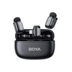 BOYA Mini 2 Dual Wireless Microphone Lightning w/ Charging Case - Black(BOYA-MINI-2-03-BLK) - 1