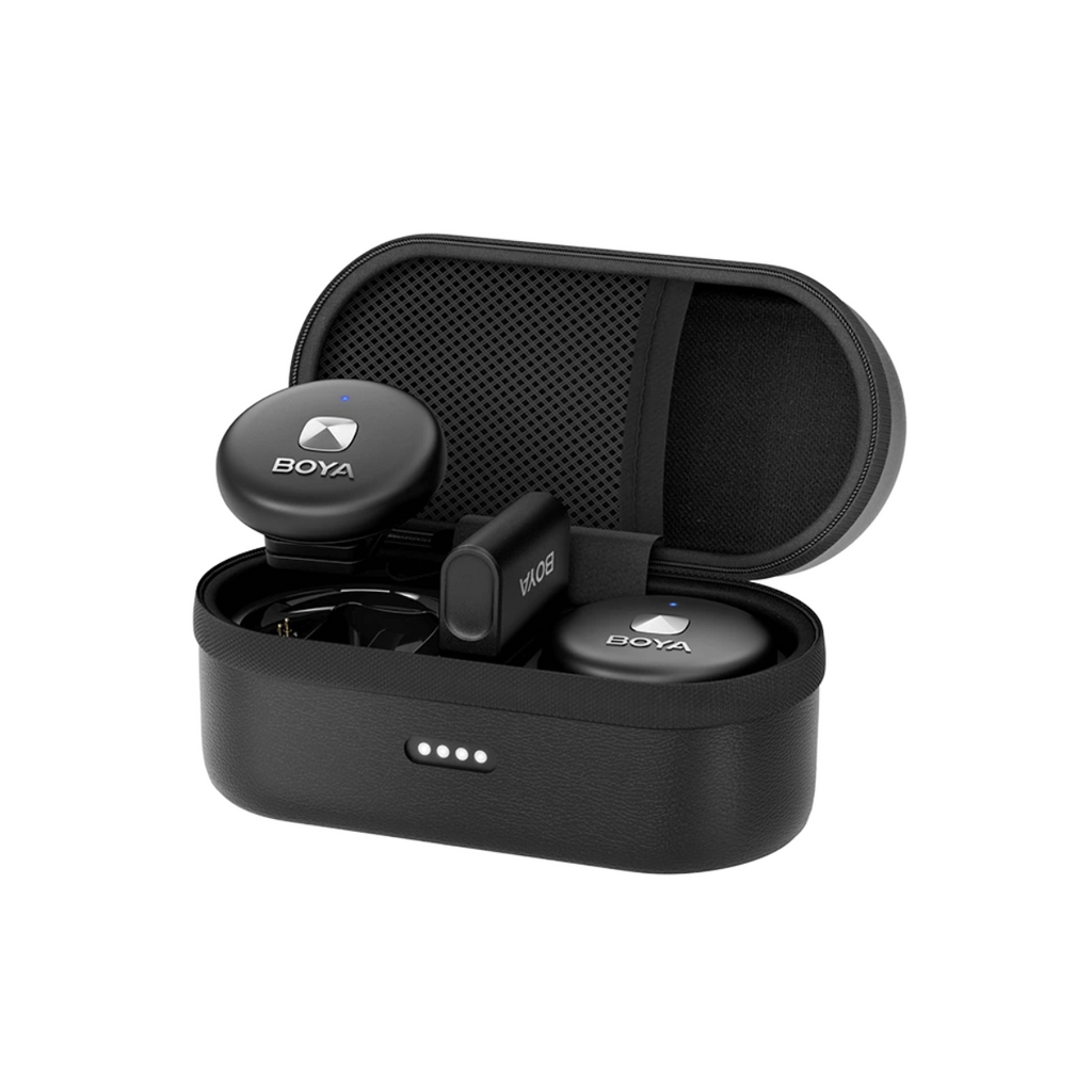 Boya Omic-D Wireless Lavalier Microphone for iPhone iPad(OMIC-D-BLK) - 1