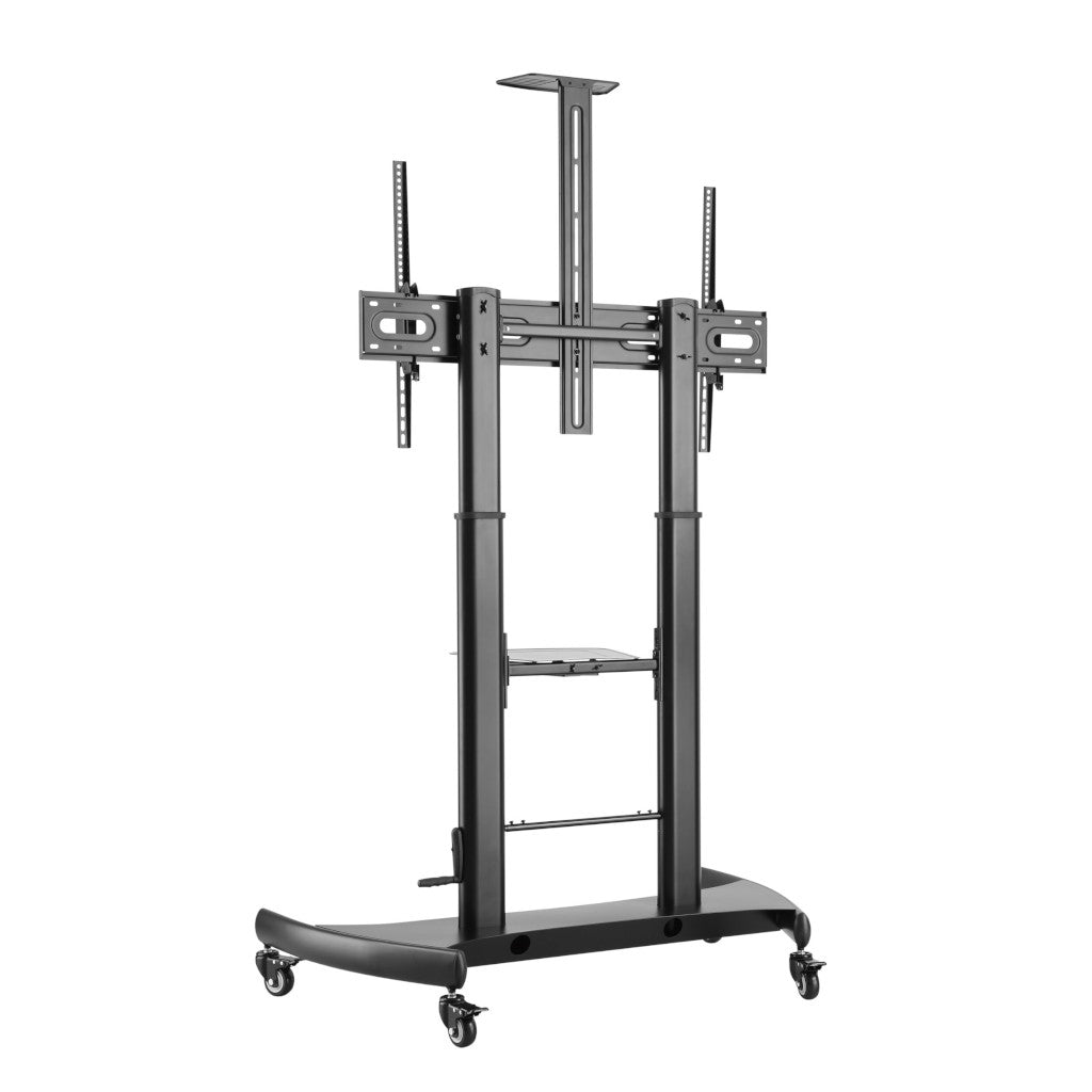 Brateck Heavy-Duty Height-Adjustable TV Trolley Cart - Supports 60"-100"  (MAX 100KG)(TTL06H-610TW) - 3