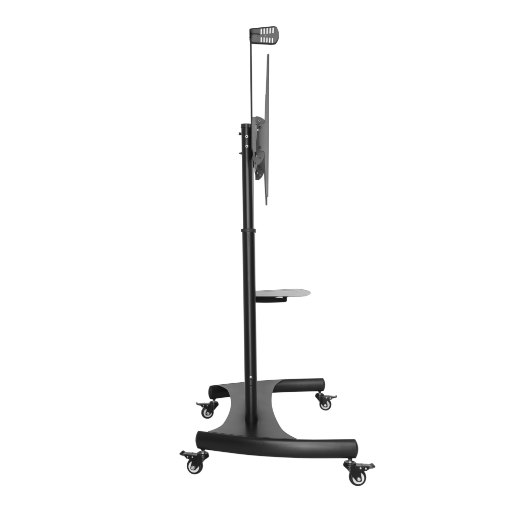 Brateck Heavy-Duty Height-Adjustable TV Trolley Cart - Supports 60"-100"  (MAX 100KG)(TTL06H-610TW) - 4