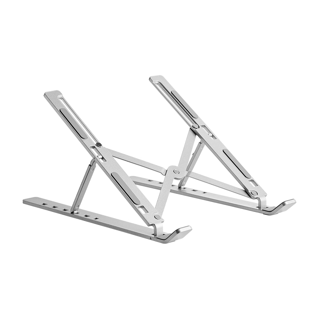 Brateck Portable 6-Level Adjustable Aluminum Laptop Riser - 11"-15" (Silver)(LPS03-3-03) - 1