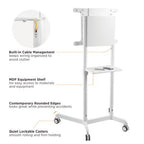 Brateck Rotating Mobile Stand for Interactive Display(TTV11-46TW-WH) - 5