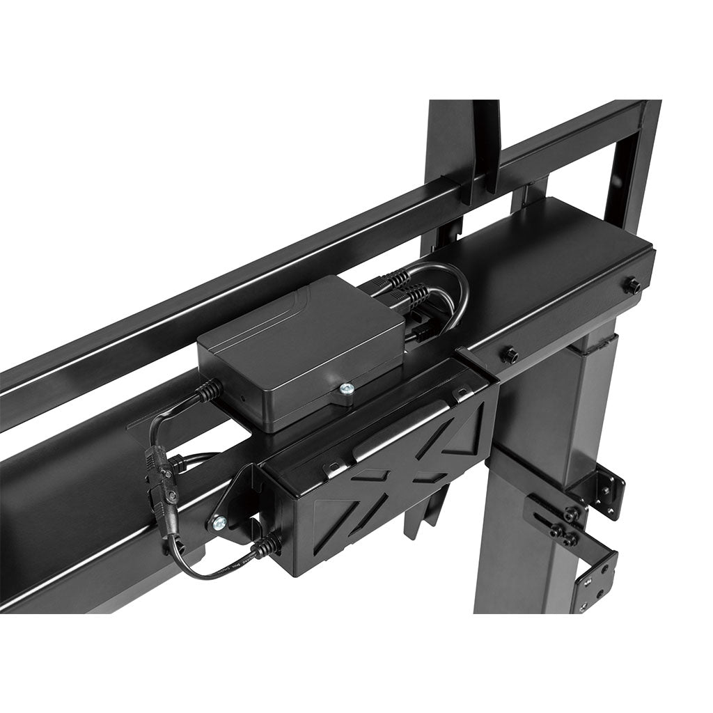 Brateck Standard Motorized TV Cart (55"-100" MAX 120KG) - Matte Black(TTL14-68FW-BLK) - 7