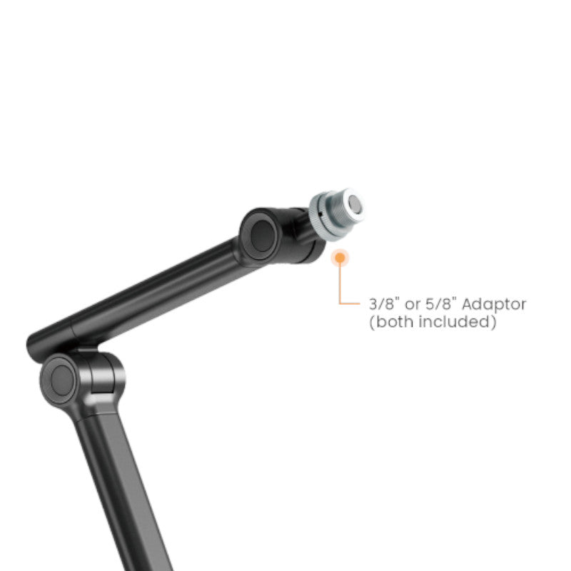 Brateck Stylish Height Adjustable Microphone Floor Stand(MDS16-2) - 4