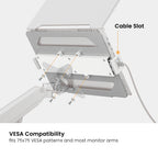 Brateck Universal Aluminum Laptop Holder for Monitor Arms(NBH-9-BK) - 4