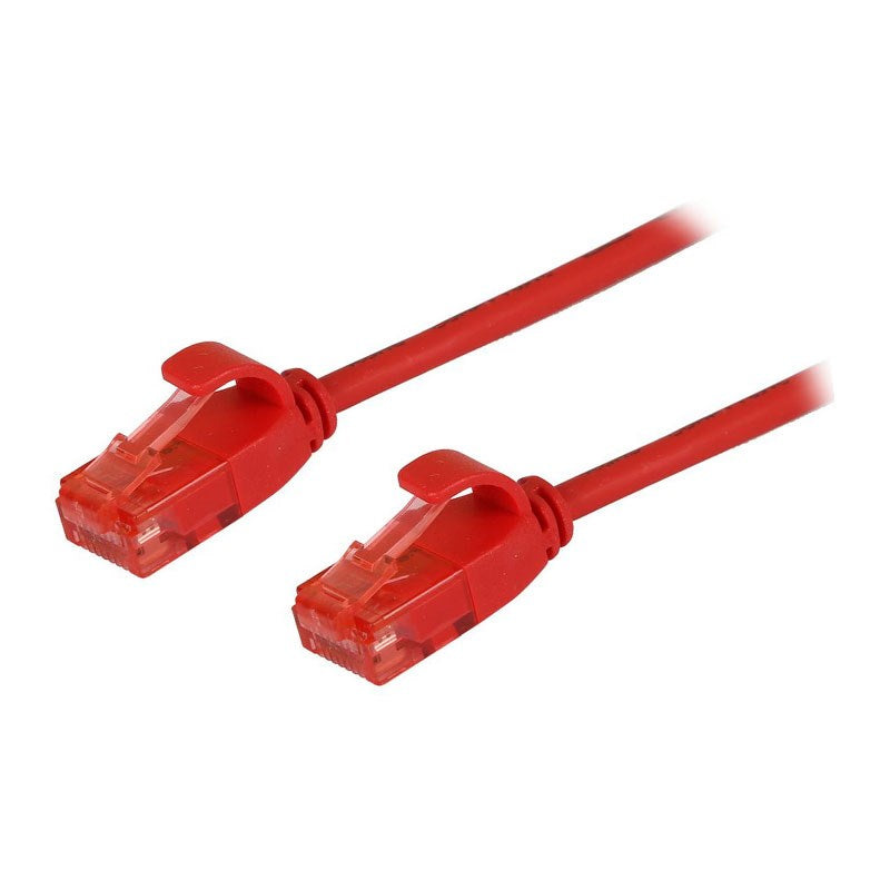 CAT6A 0.5m Ultra Thin UTP Ethernet Patch Cable - Red(CL401RD-0050) - 1