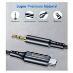 Choetech AUX006 1m Type-C to 3.5mm Audio Cable(ELECHOAUX006) - 5