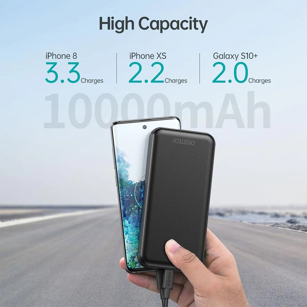 Choetech B627 10000mAh 18W PD Power Bank(ELECHOB627) - 3