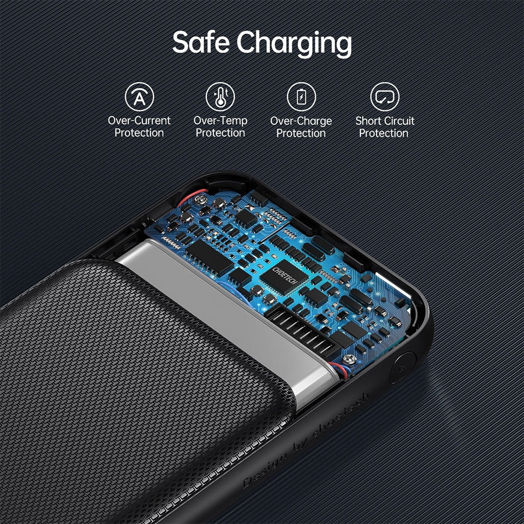 Choetech B627 10000mAh 18W PD Power Bank(ELECHOB627) - 6