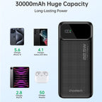 Choetech B730 30000mAh 22.5W PD Power Bank w/ Digital Display(ELECHOB730) - 3