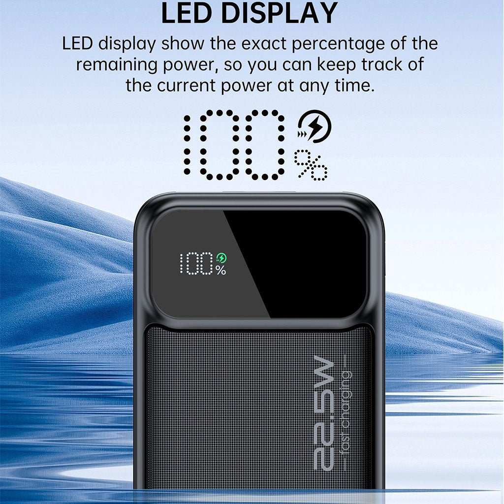 Choetech B730 30000mAh 22.5W PD Power Bank w/ Digital Display(ELECHOB730) - 8