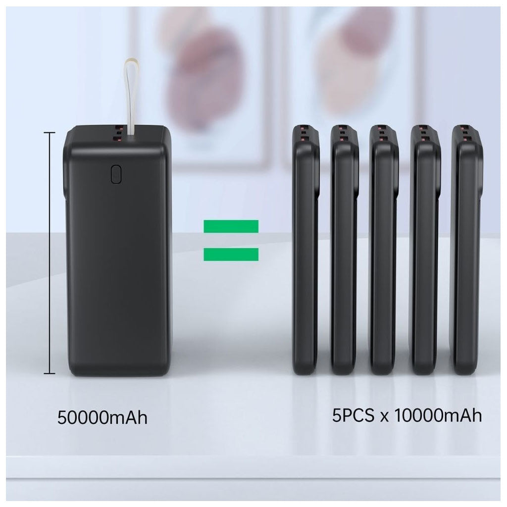 Choetech B732 50000mAh 22.5W PD Power Bank w/ Digital Display(ELECHOB732) - 4