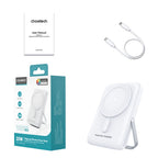 Choetech B743-WH 10000mAh 20W PD Magnetic Power Bank w/ Holder - White(ELECHOB743WH) - 11