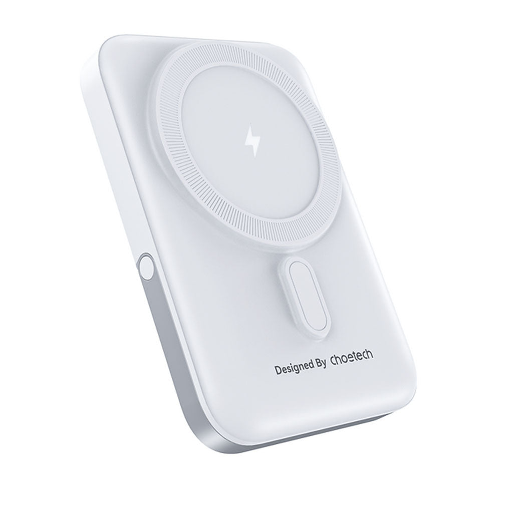 Choetech B743-WH 10000mAh 20W PD Magnetic Power Bank w/ Holder - White(ELECHOB743WH) - 2