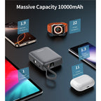 Choetech B832-GY 10000mAh 35W PD PowerLeap Power Bank(ELECHOB832GY) - 5