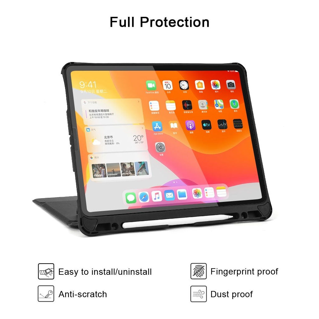 Choetech BH-015 Bluetooth Keyboard w/ Touchpad & Backlight for iPad Pro 12.9" - Black(ELECHOBH015BK) - 4