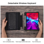 Choetech BH-015 Bluetooth Keyboard w/ Touchpad & Backlight for iPad Pro 12.9" - Black(ELECHOBH015BK) - 8