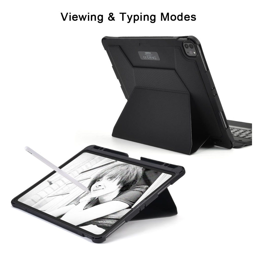 Choetech BH-015 Bluetooth Keyboard w/ Touchpad & Backlight for iPad Pro 12.9" - Black(ELECHOBH015BK) - 6