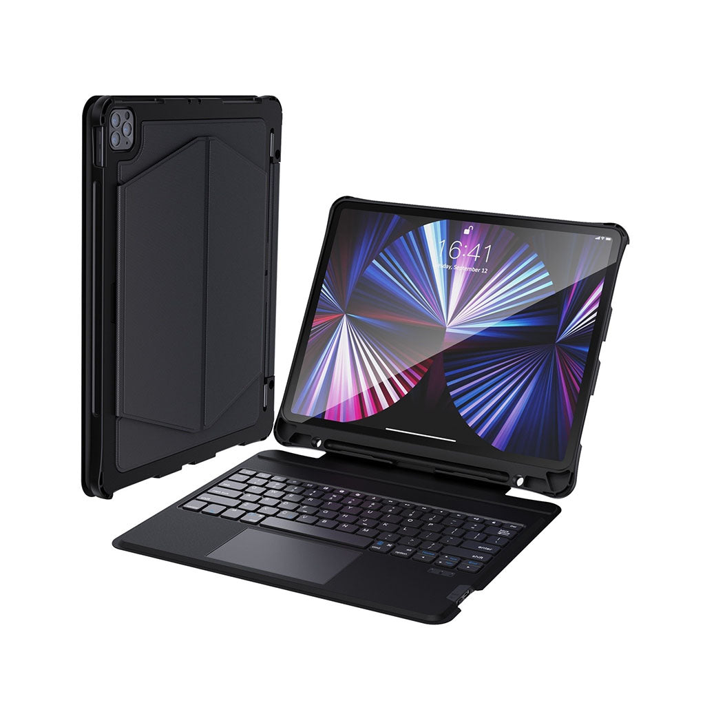 Choetech BH-017 Bluetooth Keyboard w/ Touchpad & Backlight for iPad Pro 10.9" - Black(ELECHOBH017BK) - 1