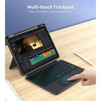 Choetech BH-018 Wireless Keyboard w/ Touchpad & Backlight for iPad Pro 11" - Black(ELECHOBH018BK) - 7