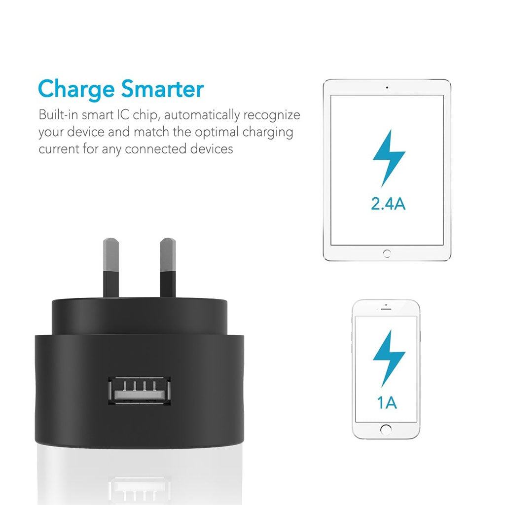 Choetech C0203 12W USB-A AC Adapter(ELECHOC0203) - 3