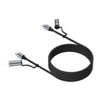 Choetech CC1001 1.2m 60W PD Smart 4-in-1 USB C Cable(ELECHOCC1001) - 1