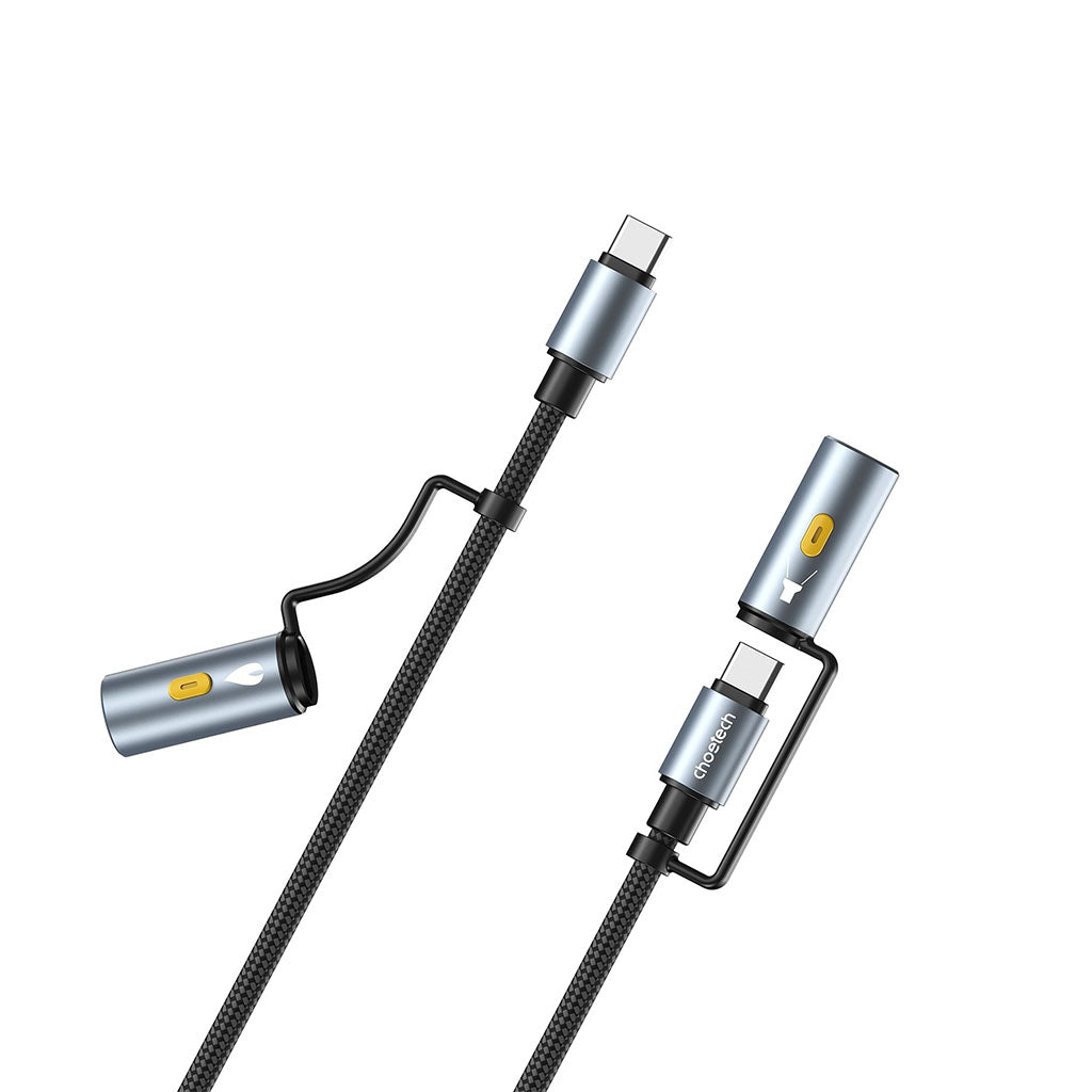 Choetech CC1001 1.2m 60W PD Smart 4-in-1 USB C Cable(ELECHOCC1001) - 2