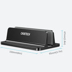 Choetech H038-BK Desktop Aluminium Adjustable Dock Vertical Laptop Stand(ELECHOH038BK) - 2