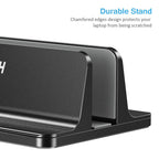 Choetech H038-BK Desktop Aluminium Adjustable Dock Vertical Laptop Stand(ELECHOH038BK) - 6