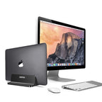 Choetech H038-BK Desktop Aluminium Adjustable Dock Vertical Laptop Stand(ELECHOH038BK) - 7