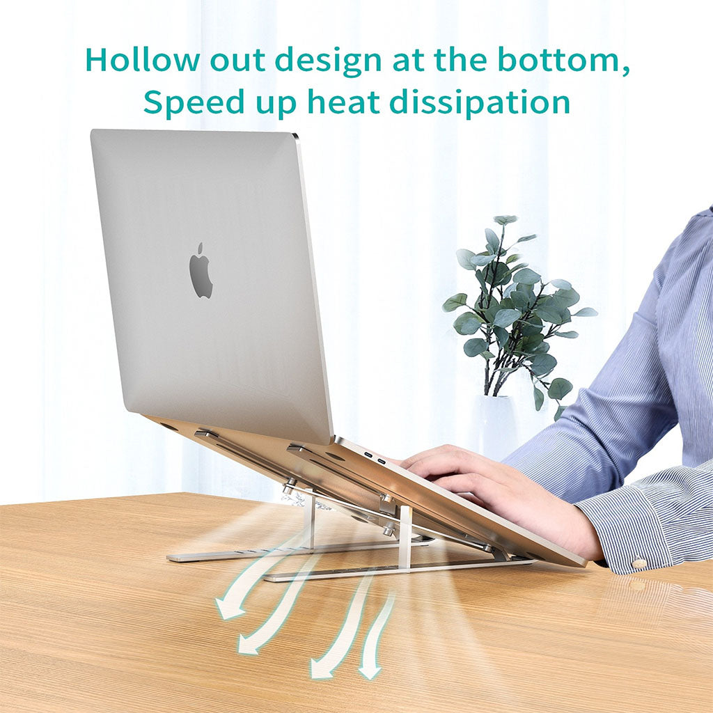 Choetech H045-SL Aluminium Foldable Laptop Stand(ELECHOH045SL) - 4
