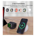 Choetech H050-W Magnetic Holder for iPhone 12/13/14 /15 Series & iWatch - White(ELECHOH050WH) - 4