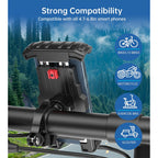 Choetech H067-GY Adjustable Mobile Stand for Bicycle - Grey(ELECHOH067GY) - 7