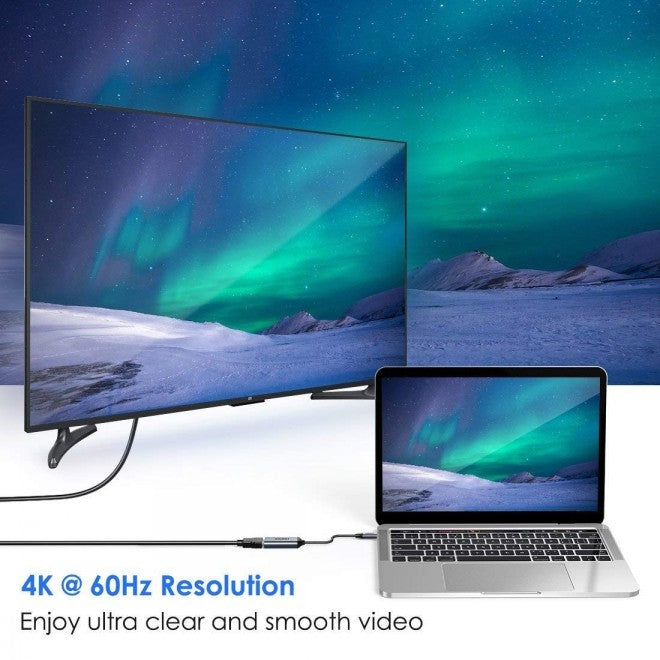 Choetech HUB-H21 USB-C to HDMI 4k@60Hz Braided Video Cable Cord Adapter(HUB-H20) - 3