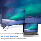 Choetech HUB-H21 USB-C to HDMI 4k@60Hz Braided Video Cable Cord Adapter(HUB-H20) - 3