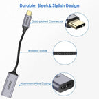 Choetech HUB-H21 USB-C to HDMI 4k@60Hz Braided Video Cable Cord Adapter(HUB-H20) - 4