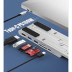 Choetech HUB-M43 7-in-1 USB-C Multiport Adapter with Foldable Laptop Stand(ELECHOHUBM43) - 4