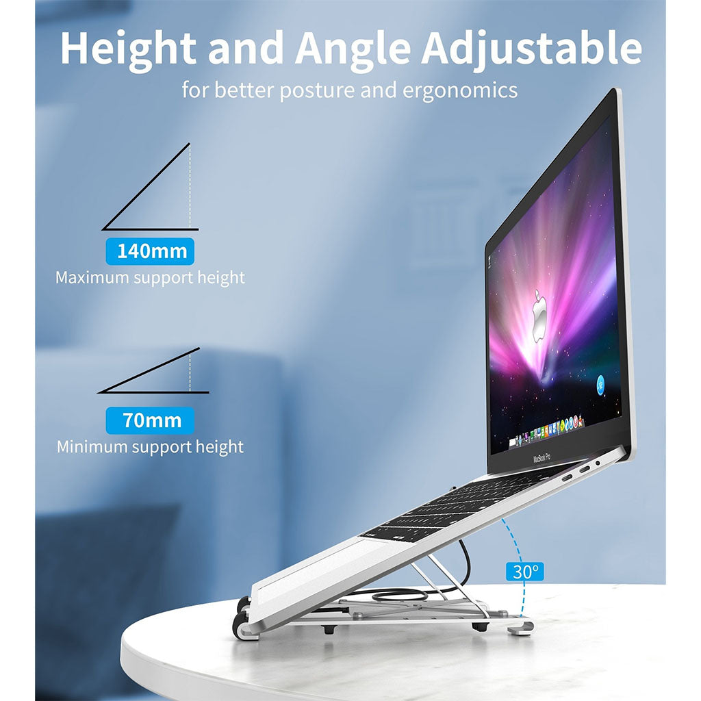 Choetech HUB-M43 7-in-1 USB-C Multiport Adapter with Foldable Laptop Stand(ELECHOHUBM43) - 5